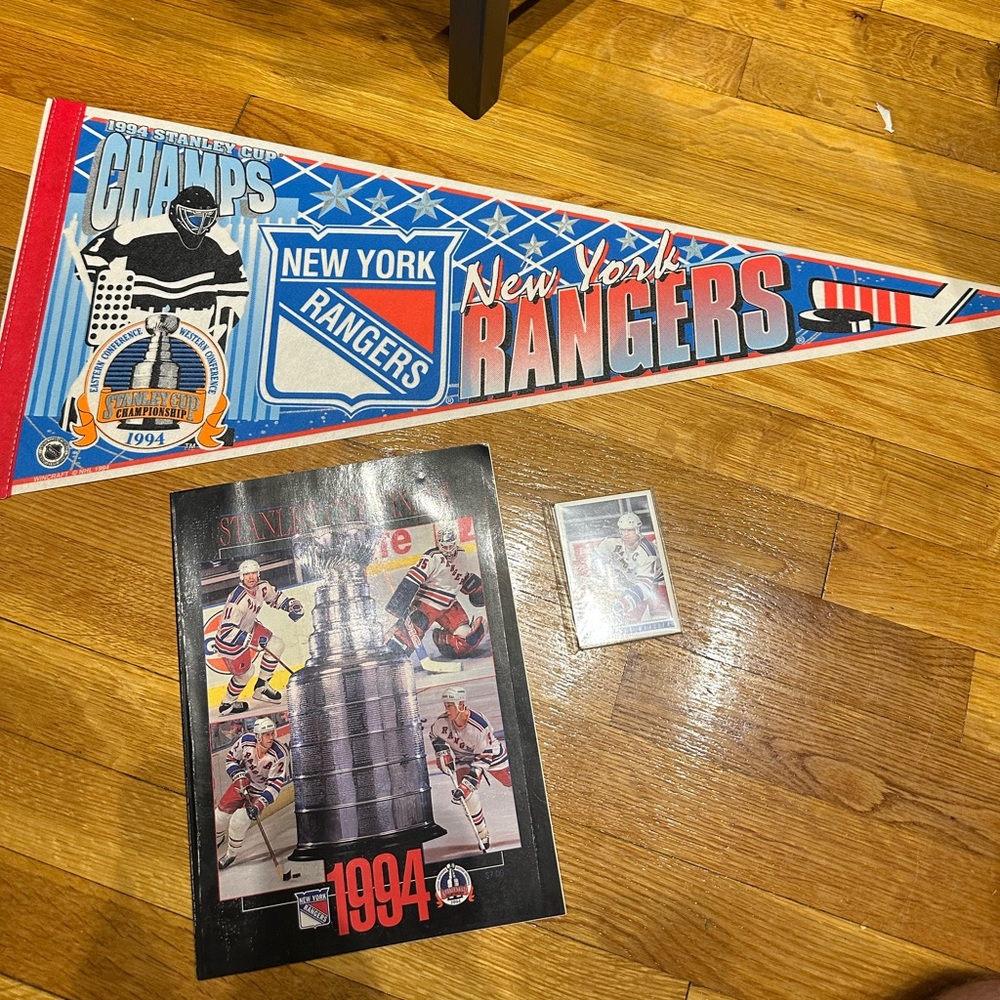 1994 New York rangers memorabilia Standly cup champs